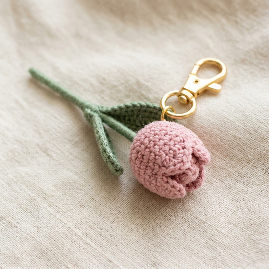 Tulip Blossom Keychain